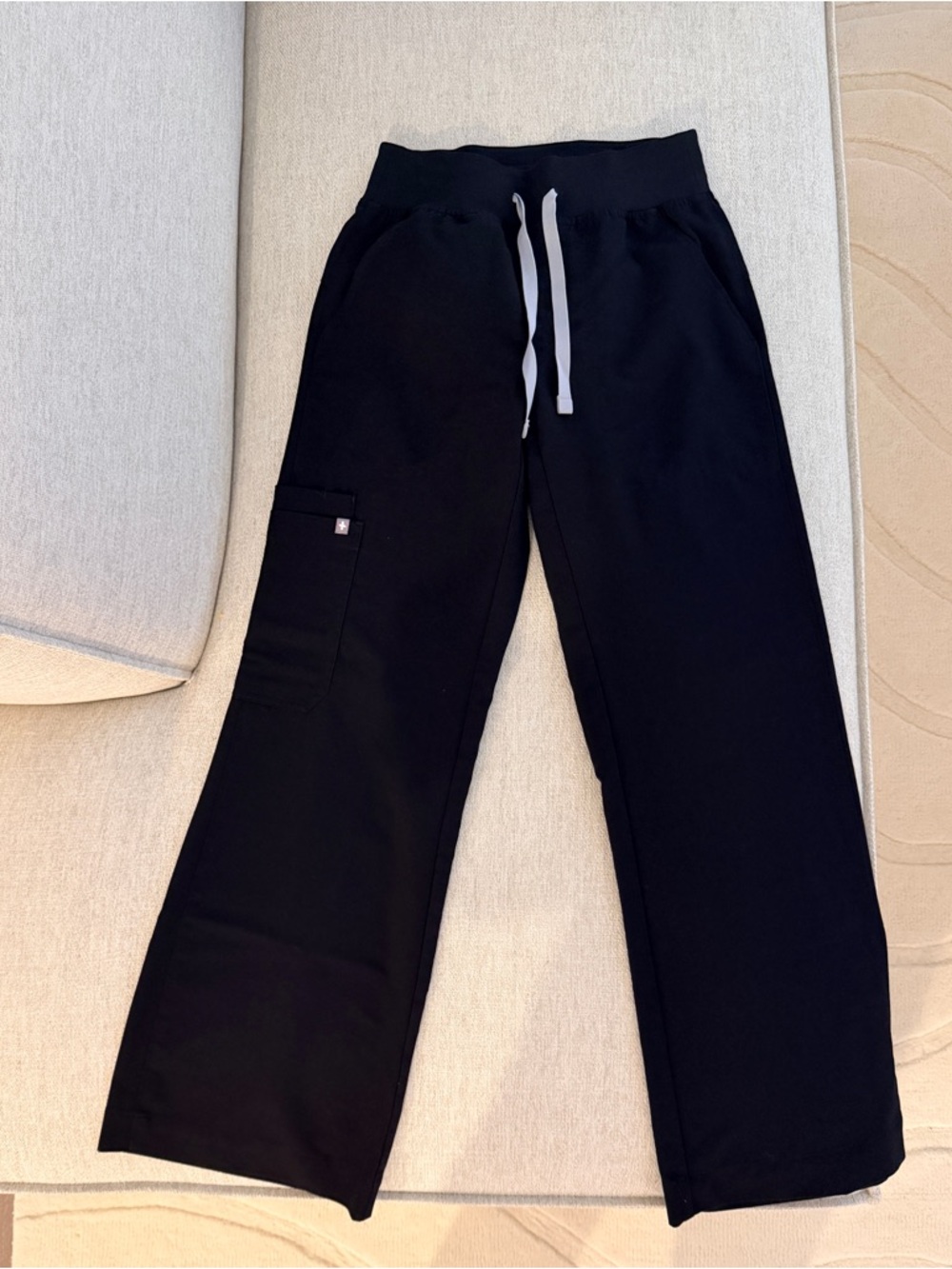 Figs Isabel Wide Leg Pants Black XXSP